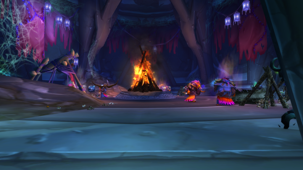 WoW A big bonfire in the dungeon